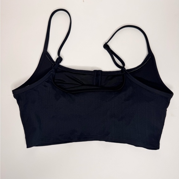 Aerie Ribbed Bikini Top Size Medium and Bottom in Black Size Small - Picture 4 of 9